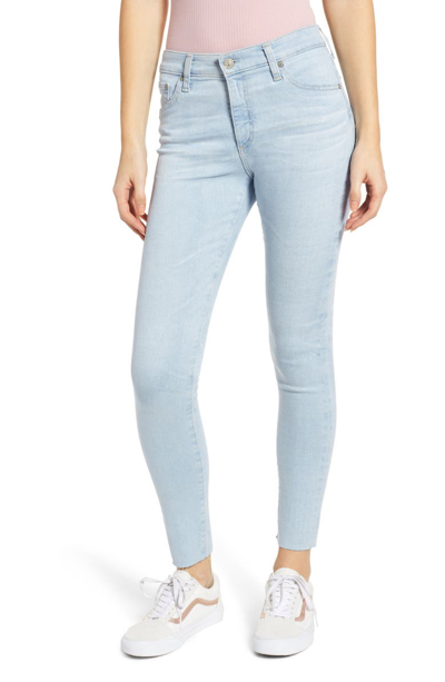 Shop Ag The Farrah High Waist Ankle Skinny Jeans In 27 Years Shining
