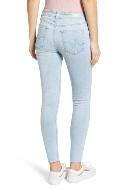 Shop Ag The Farrah High Waist Ankle Skinny Jeans In 27 Years Shining