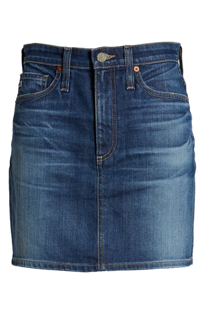 Shop Ag Vera Denim Skirt In 11 Yr Fortitude