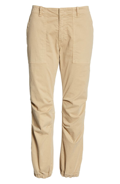 Shop Nili Lotan Stretch Cotton Twill Crop Military Pants In Desert Sand