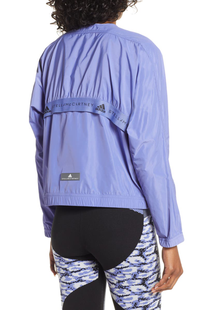 Shop Adidas By Stella Mccartney Bomber Jacket In Joy Purple S13