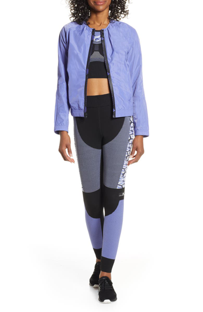 Shop Adidas By Stella Mccartney Bomber Jacket In Joy Purple S13