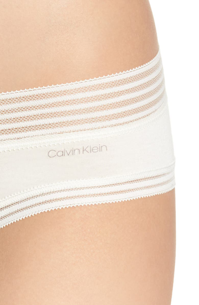 Shop Calvin Klein Stretch Modal Hipster Briefs In Ivory