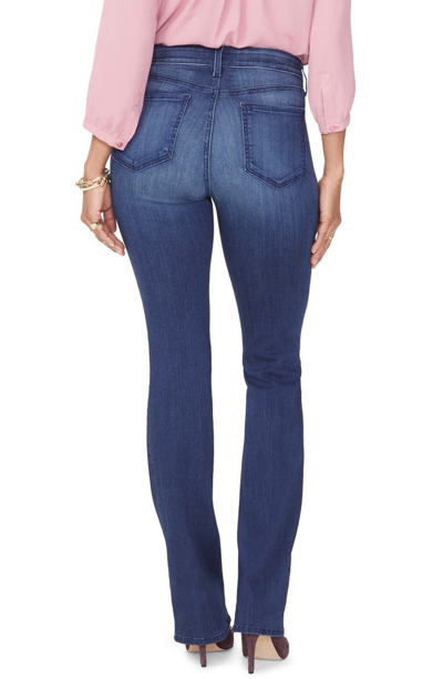 Shop Nydj Barbara Stretch Bootcut Jeans In Clean Thunderbird