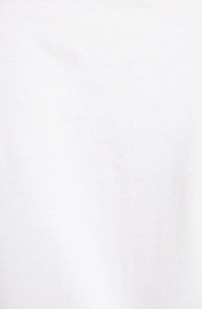 Shop Balenciaga Oversize Small Logo T-shirt In White