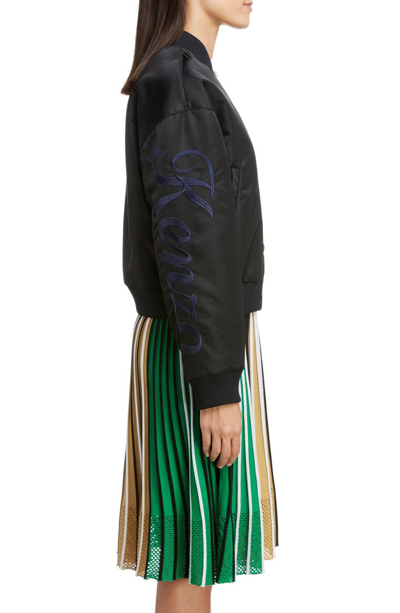 Shop Kenzo Bomber Jacket In Black