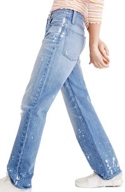 Shop Madewell The Dadjean Bleached High Waist Jeans In Townsley