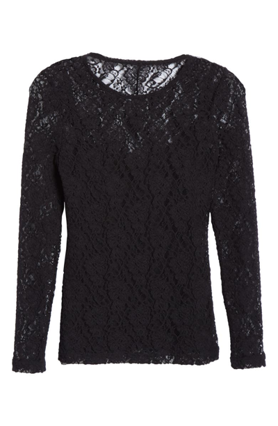 Shop Dolce & Gabbana Lace Top In Black