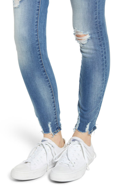 Shop Articles Of Society Sarah Distressed Skinny Jeans In Patto