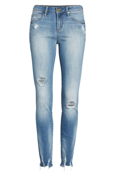 Shop Articles Of Society Sarah Distressed Skinny Jeans In Patto