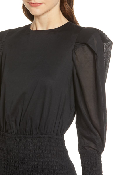 Shop Rebecca Minkoff Tabby Long Sleeve Minidress In Black