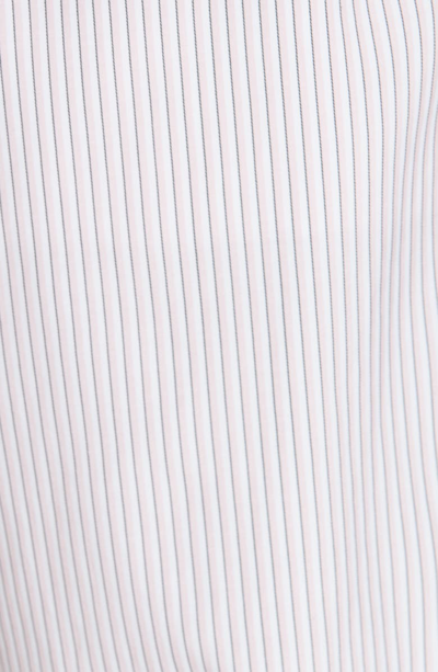 Shop Jason Wu Stripe Drawstring Shorts In Star White/ Pale Ballerina