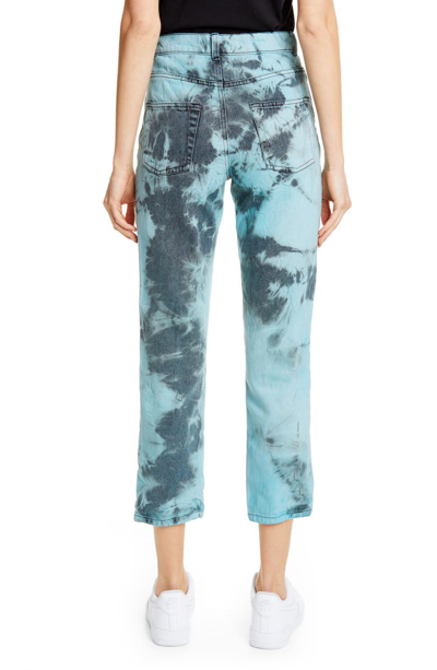 Shop Ashley Williams Ashley Tie Dye Jeans In Blue Tie-dye