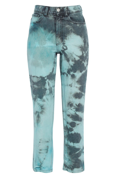 Shop Ashley Williams Ashley Tie Dye Jeans In Blue Tie-dye