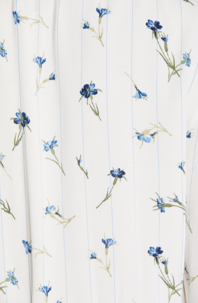 Shop Joie Waneta Long Sleeve Midi Dress In Porcelain