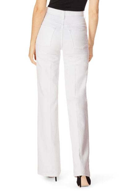 Shop J Brand Joan High Waist Wide Leg Jeans In White