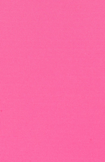 Shop Eliza J One-shoulder Ruffle Sheath Cocktail Dress In Hot Pink