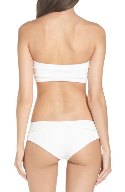 Shop Boys + Arrows Abetting Ava Cutout Bandeau Bikini Top In Salt
