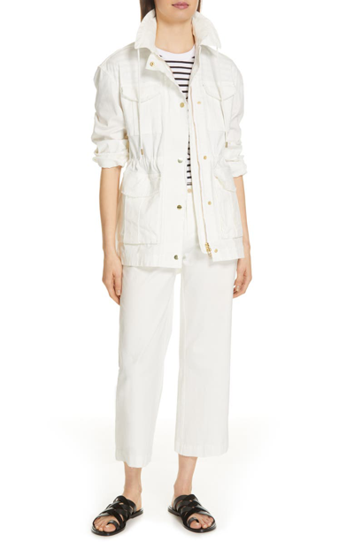 Shop Atm Anthony Thomas Melillo Field Jacket In White