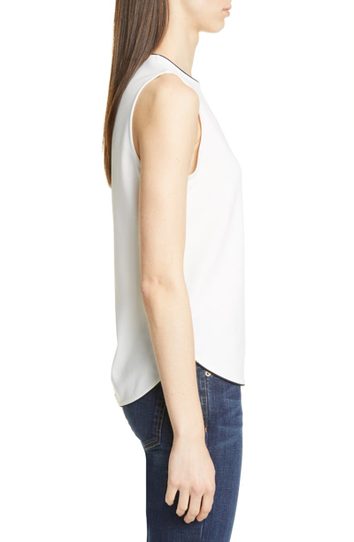 Shop Equipment Lyle Sleeveless Top In Nature White Eclipse