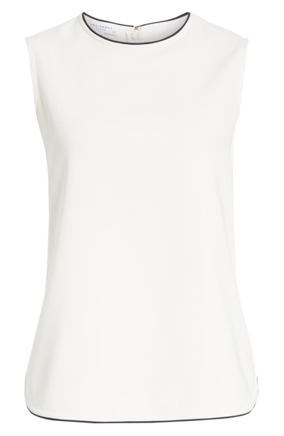 Shop Equipment Lyle Sleeveless Top In Nature White Eclipse