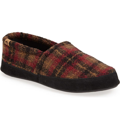 Shop Acorn Moc Slipper In Chutney Plaid