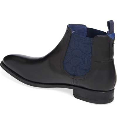 Shop Ted Baker Travic Mid Chelsea Boot In Black Leather