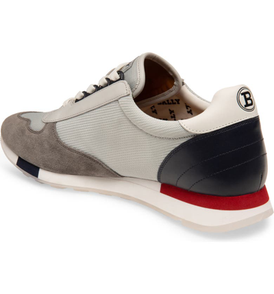 Shop Bally Gavino Low Top Sneaker In Grey
