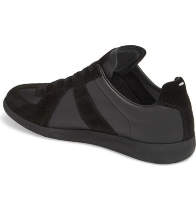 Shop Mm6 Maison Margiela Replica Low Top Sneaker In Black