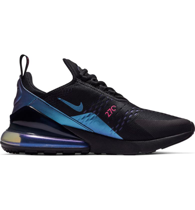 Nike Air Max 270 Sneaker In Black/ Laser Fuchsia/ Purple | ModeSens