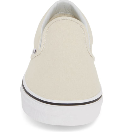 Shop Vans 'classic' Slip-on Sneaker In Birch/ True White