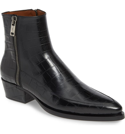 Shop Givenchy Dallas Zip Boot In Black