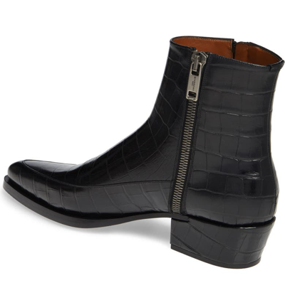 Shop Givenchy Dallas Zip Boot In Black