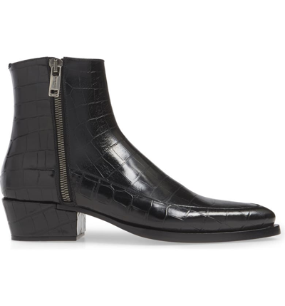 Shop Givenchy Dallas Zip Boot In Black
