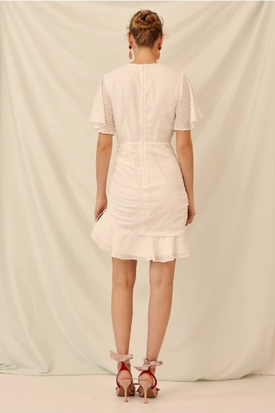 Shop Keepsake Insight Mini Dress In Ivory