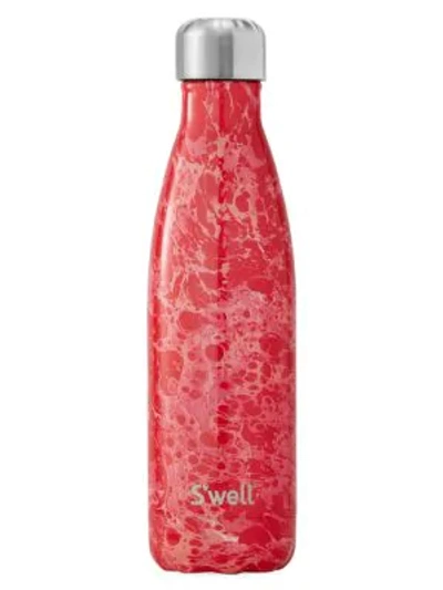 Shop S'well Marbled Vacuum Sealed Stainless Steel Water Bottle/17 Oz. In Spruzzi