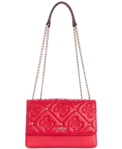 Shop Guess Jeana Crossbody In Passion/gold