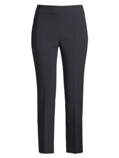Shop Max Mara Women's Guglia Slim Crepe Trousers In Ultramarine