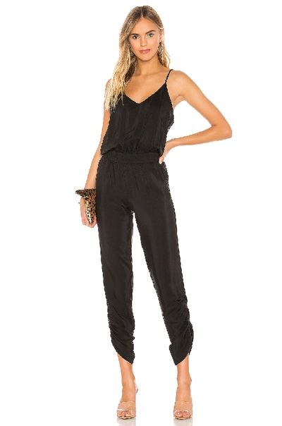 Shop Amanda Uprichard Lowell Jumpsuit In Black