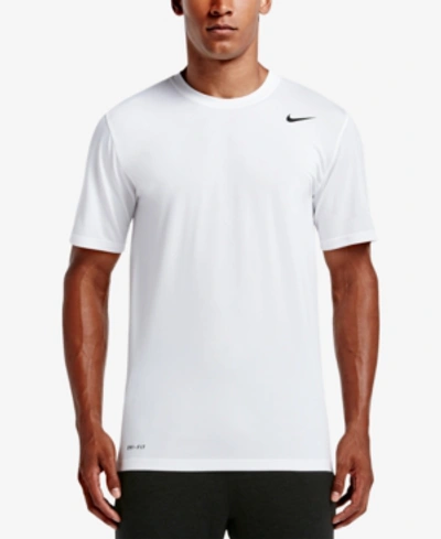 Shop Nike Men's Dri-fit Legend Performance T-shirt In White