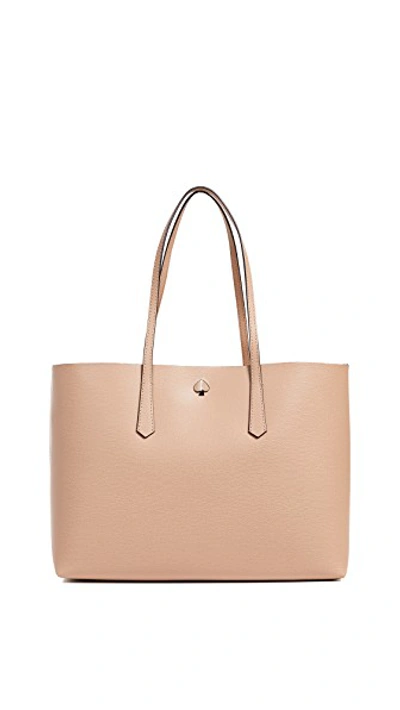 Shop Kate Spade Molly Large Tote In Light Fawn