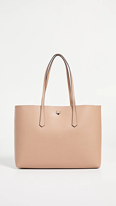 Shop Kate Spade Molly Large Tote In Light Fawn