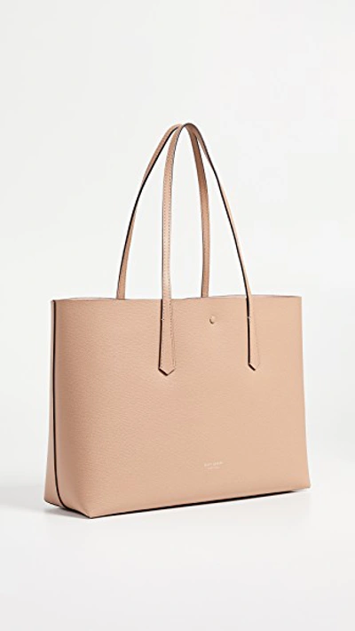 Shop Kate Spade Molly Large Tote In Light Fawn