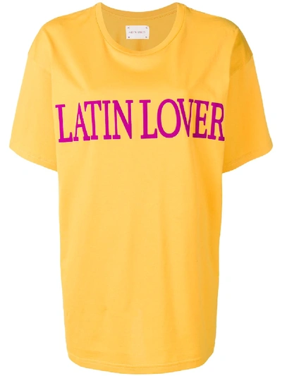 Shop Alberta Ferretti Latin Lover T-shirt - Orange