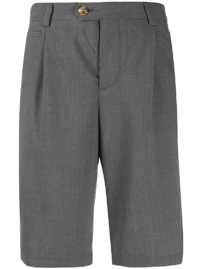 Shop Brunello Cucinelli Knielange Bermudas - Grau In Grey