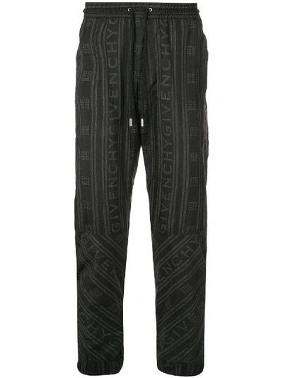 GIVENCHY LOGO TROUSERS - 黑色
