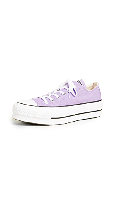 Shop Converse Chuck Taylor All Star Ox Sneakers In Washed Lilac