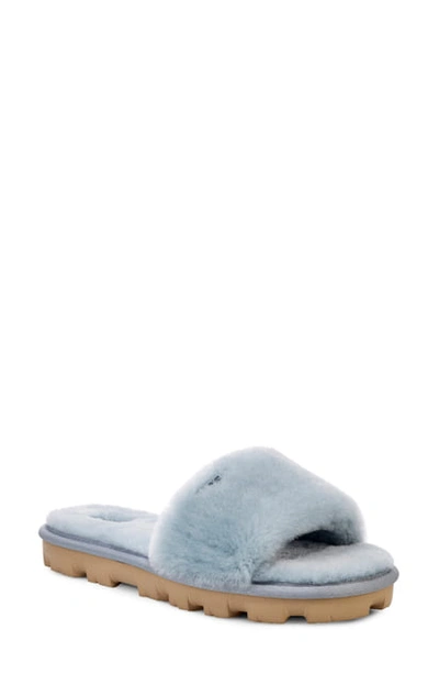 Shop Ugg Cozette Genuine Shearling Slipper In Succulent