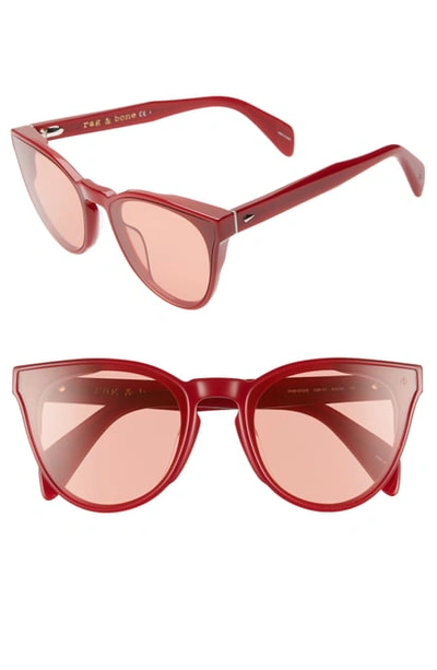 Shop Rag & Bone 61mm Cat Eye Sunglasses - Red