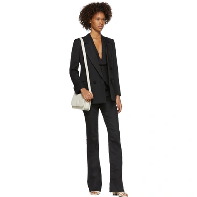 Shop Saint Laurent Black Tuxedo Blazer